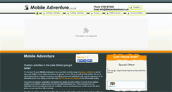 Desktop Screenshot of mobileadventure.co.uk
